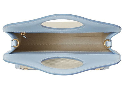 Burberry Horseferry Print Pocket Bag Mini White/Blue