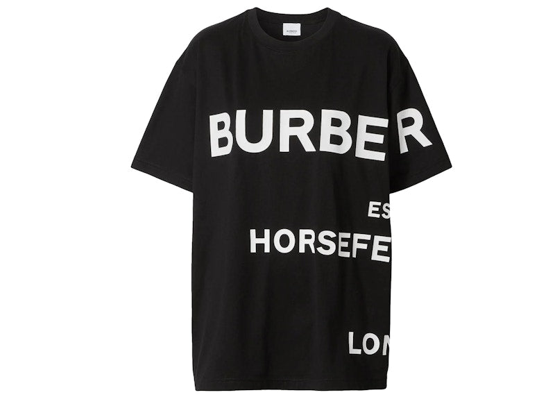 Burberry Horseferry-Print T-shirt Black/White