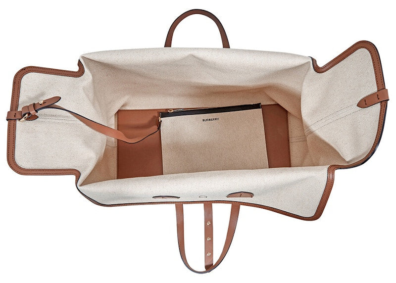 Burberry Horseferry Print Tote Bag Beige/Brown