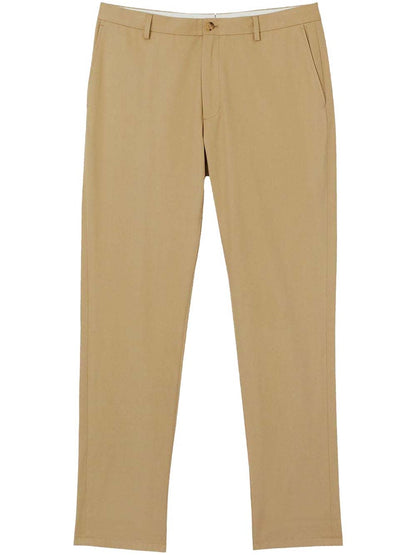 Burberry Icon Stripe Inside Detail Slim Fit Chinos Beige