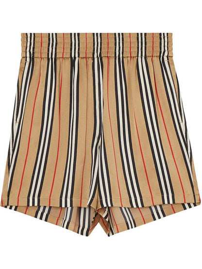 Burberry Icon Stripe Shorts Beige
