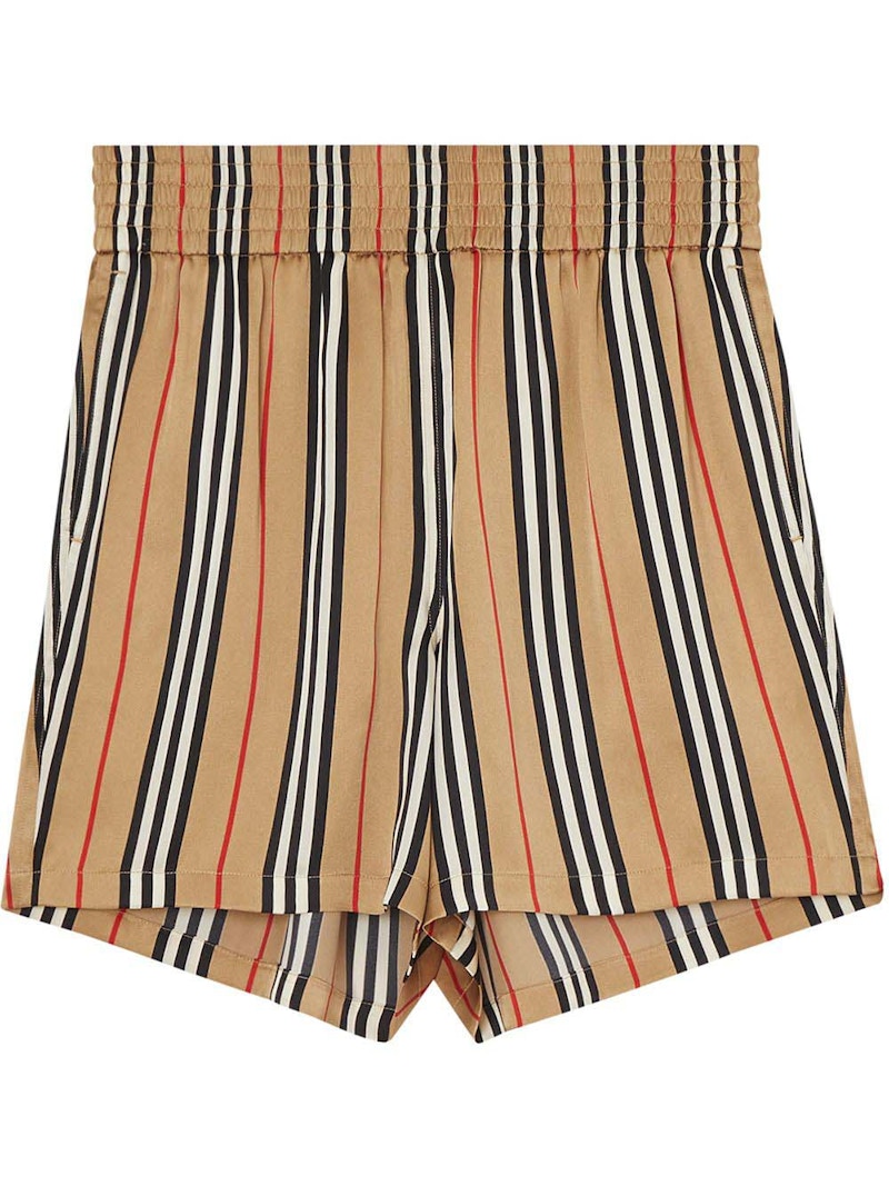 Burberry Icon Stripe Shorts Beige
