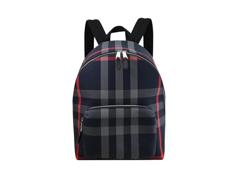 Burberry Jeff Check Backpack Navy/Grey