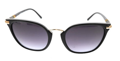 Burberry Joan Square Sunglasses Black/Dark Grey (0BE4362 300187)