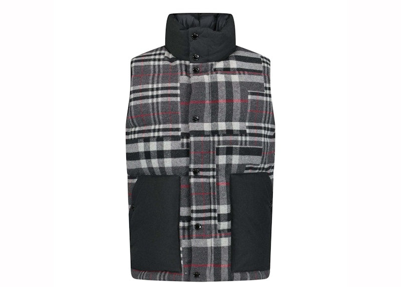 Burberry Kenwick Check Gilet Dark Grey