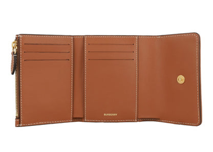 Burberry Lancaster Check Trifold Wallet Archive Beige