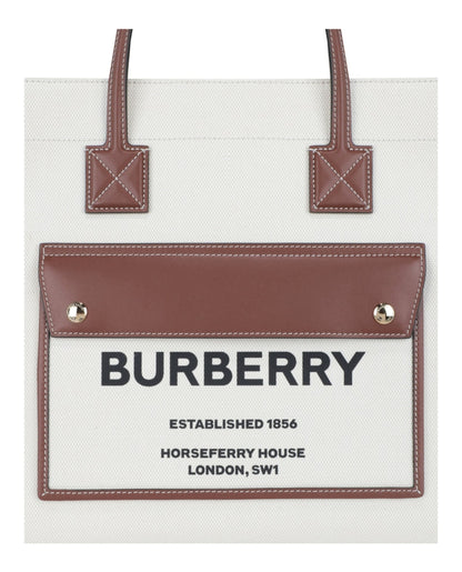 Burberry Medium Freya Tote Tan
