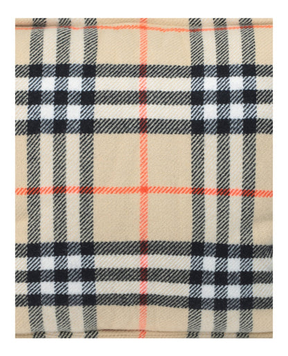 Burberry Large Vintage Check Throw PIllow Sand