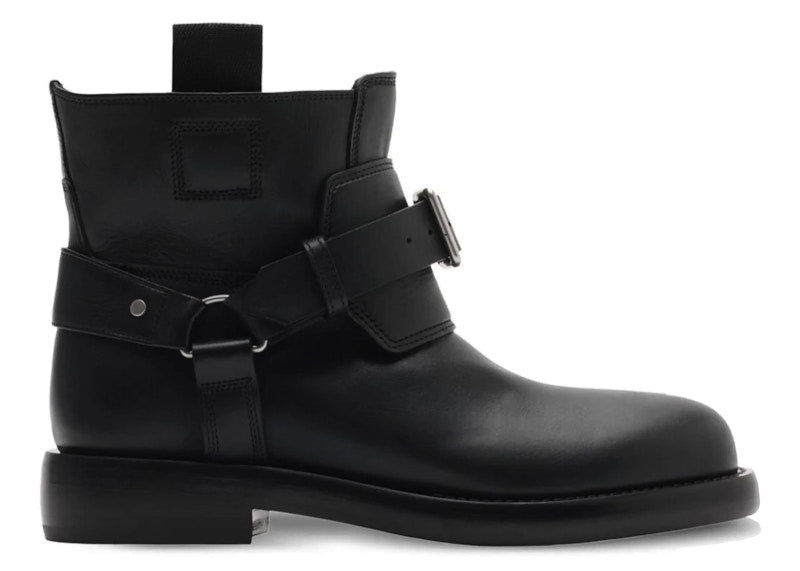 Burberry Leather Cobble Boot Black (Women's)