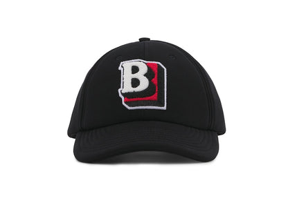Burberry Letter Graphic Cotton Baseball Cap Black/Red/White