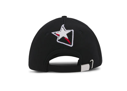 Burberry Letter Graphic Cotton Baseball Cap Black/Red/White