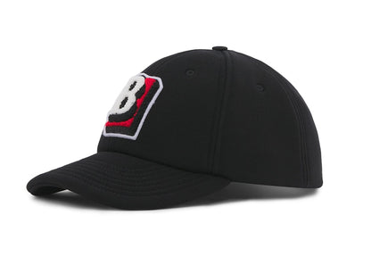 Burberry Letter Graphic Cotton Baseball Cap Black/Red/White