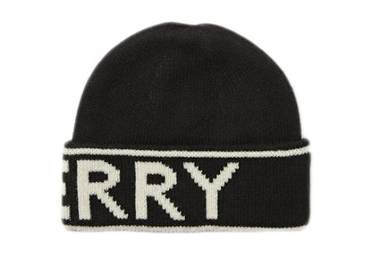 Burberry Logo Beanie Black
