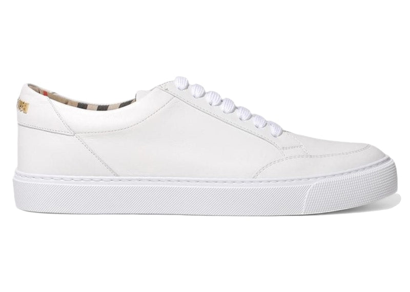 Burberry Logo Detail Low-top Sneaker White Beige (Women's)