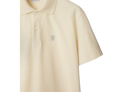 Burberry Logo Embroidered Regular Fit Polo Shirt 80998831 Tundra