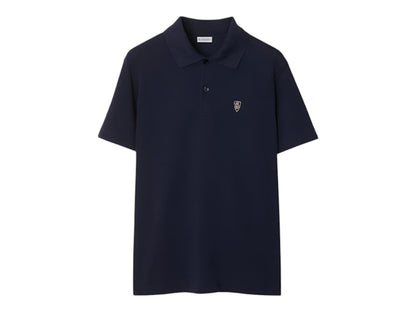 Burberry Logo Embroidered Regular Fit Polo Shirt 80998841 Storm
