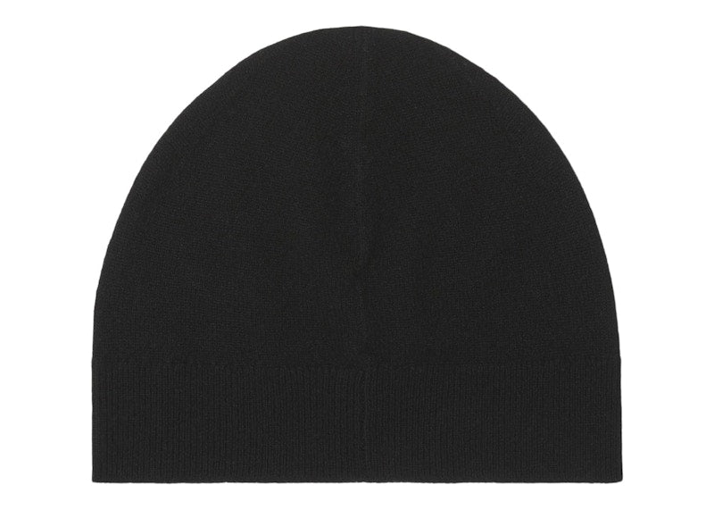 Burberry Logo Graphic Cashmere Blend Beanie Black