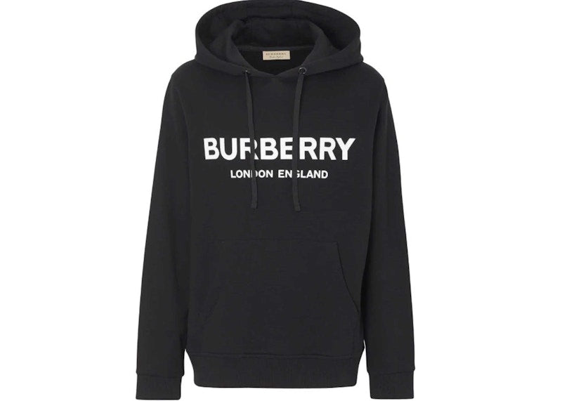 Burberry Logo Lexstone Hoodie Black
