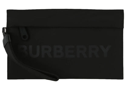 Burberry Logo Nylon Pouch Black
