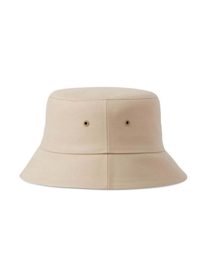Burberry Logo Print Hat Sand Beige