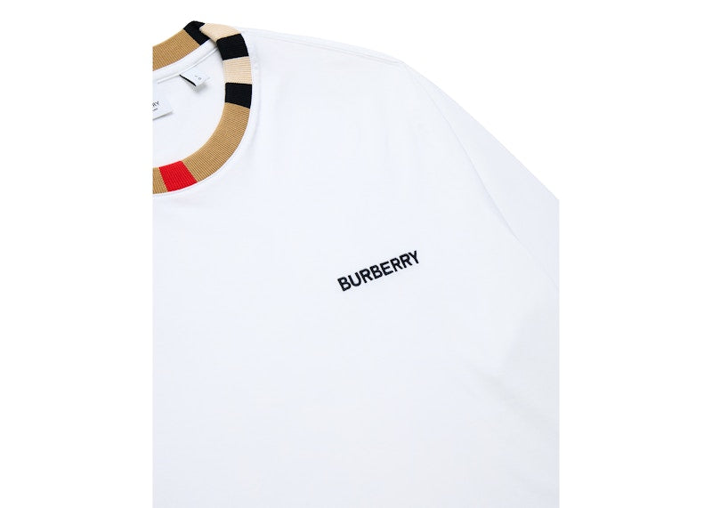 Burberry Long Sleeve Icon T-shirt White