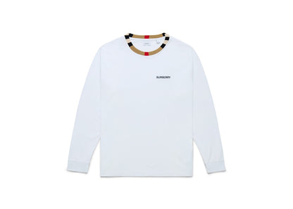 Burberry Long Sleeve Icon T-shirt White