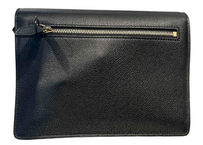 Burberry Macken Small Check Chain Crossbody Black