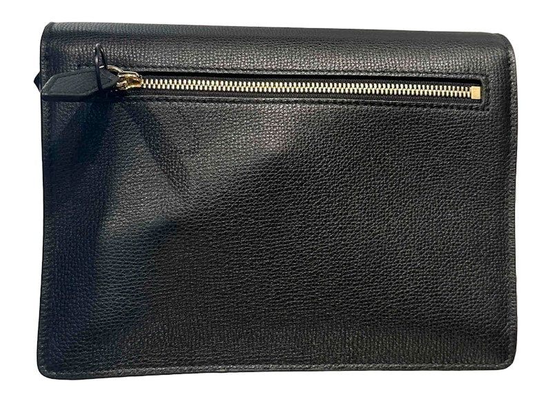 Burberry Macken Small Check Chain Crossbody Black