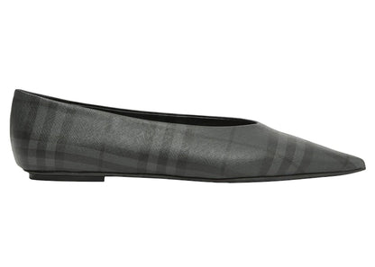 Burberry Madelina Ballet Flat Gray Check (Women's)