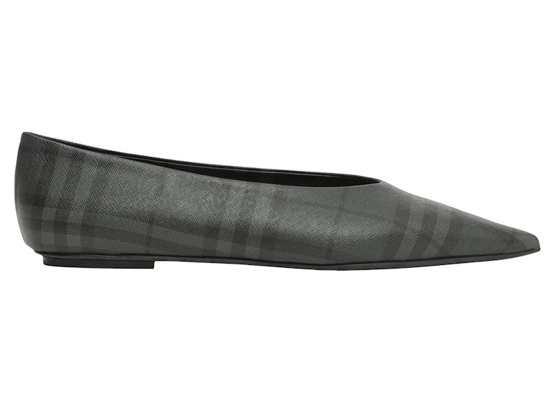 Burberry Madelina Ballet Flat Gray Check (Women's)