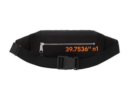 Burberry Medium Coordinates Belt Bag Black/Orange