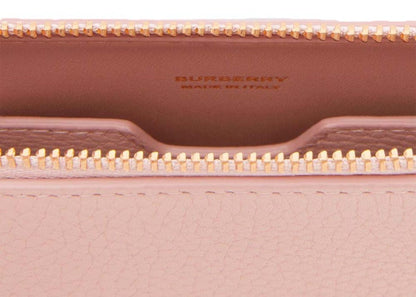 Burberry Mini TB Grainy Leather Pouch Handbag Pink