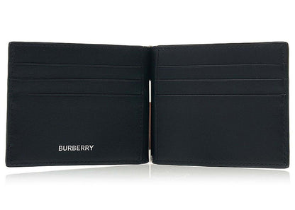 Burberry Money Clip (80698091) Wallet Check Beige