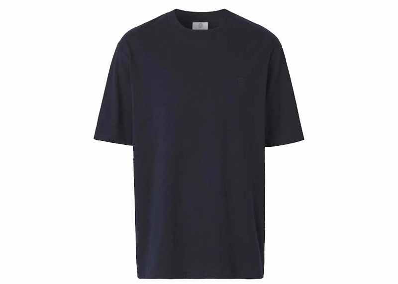 Burberry Monogram Chest Embroidered Logo T-shirt Coal Blue