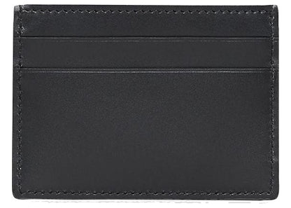 Burberry Monogram Motif Leather Card Case 4 Slot Black