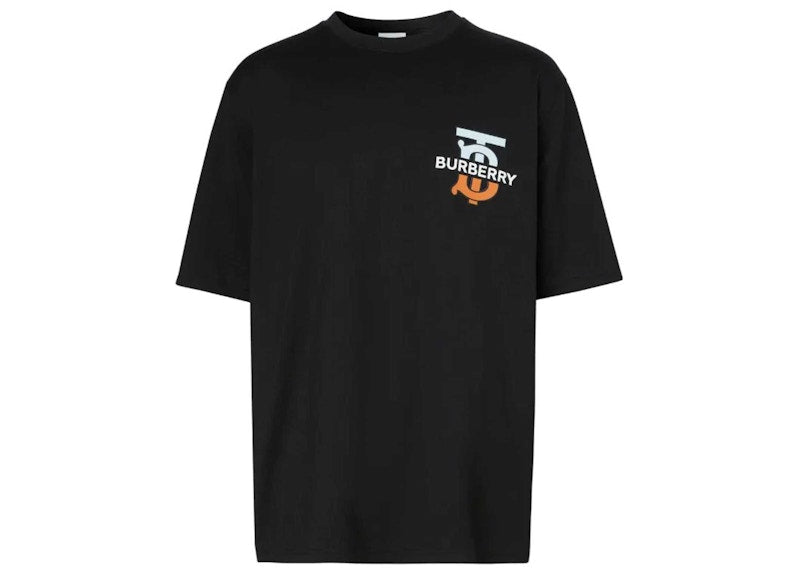 Burberry Monogram Motif Oversized T-shirt Black