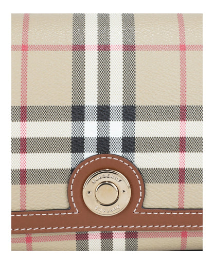 Burberry Note Bag Top Handle Briar Brown