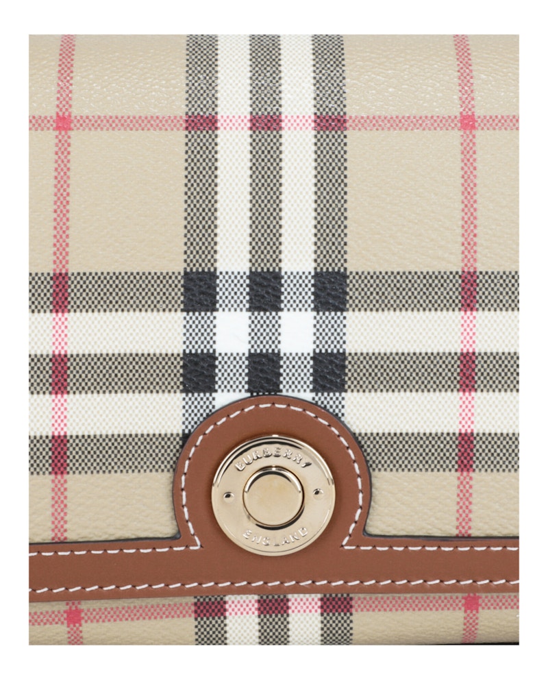Burberry Note Bag Top Handle Briar Brown
