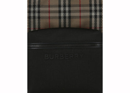 Burberry Nova Check Printed Backpack Beige