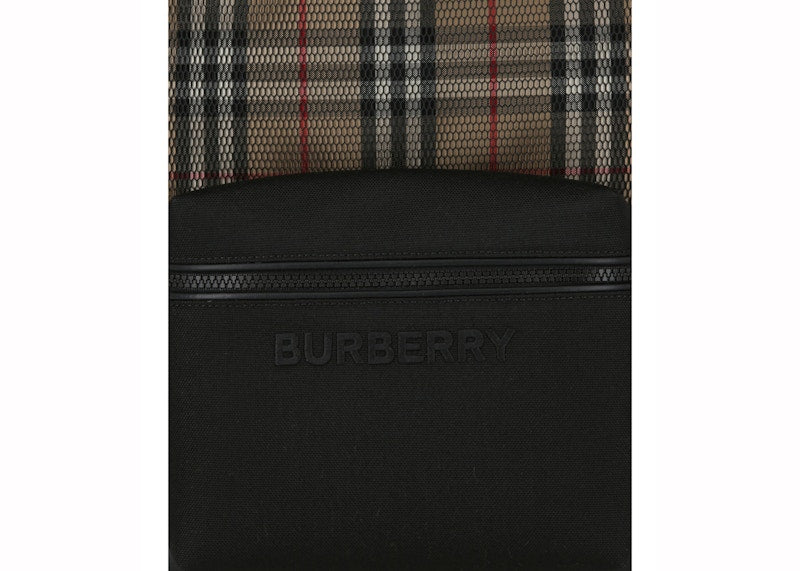 Burberry Nova Check Printed Backpack Beige