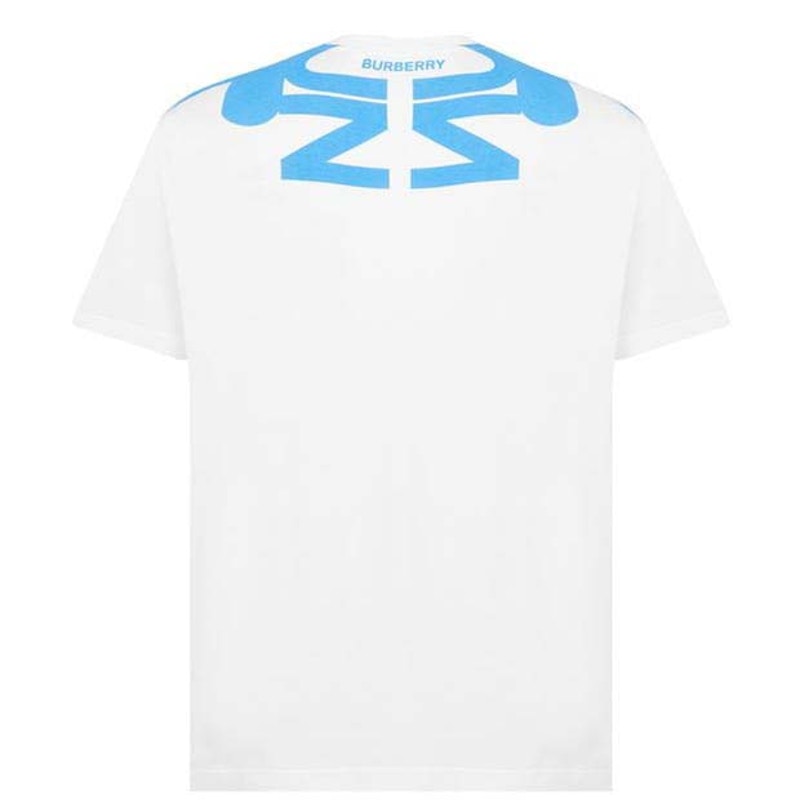 Burberry Ordell Universal Passport T-Shirt White/Blue