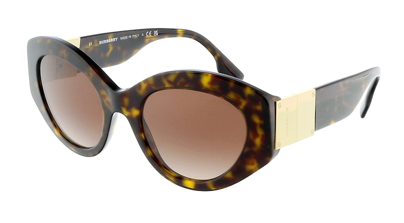 Burberry Oval Sunglasses Havana (0BE4361 300213)