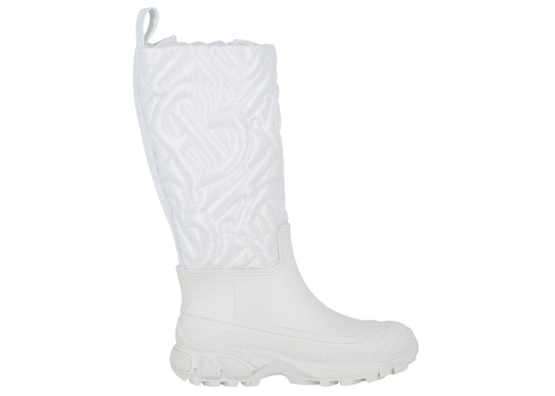 Burberry Padded Monogram Boot White (Women's)