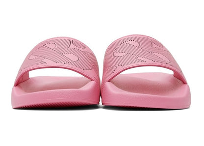 Burberry Perforated Monogram Slides Bubblegum Pink Leather (Women's)