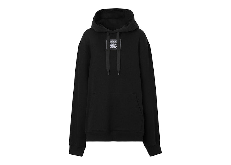 Burberry Prorsum Label Cotton Hoodie Black/Black