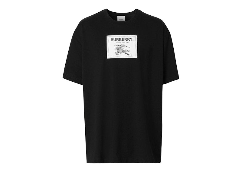 Burberry Prorsum Label Cotton T-Shirt Black