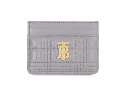 Burberry Quilted Lola Card Holder Grey