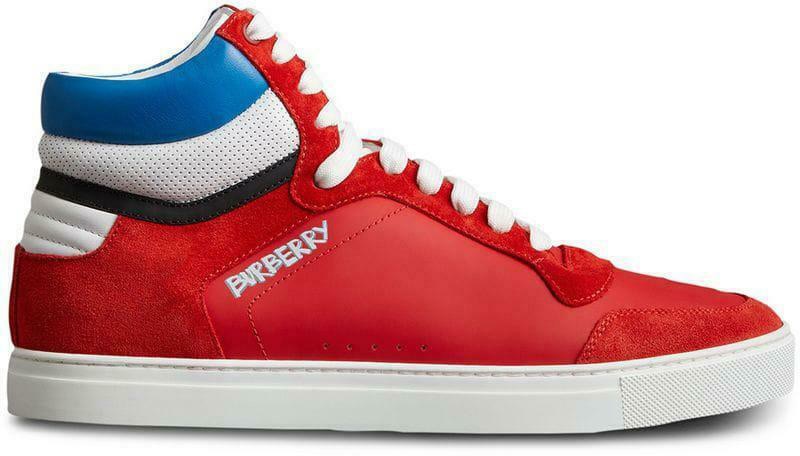 Burberry Reeth Red Suede