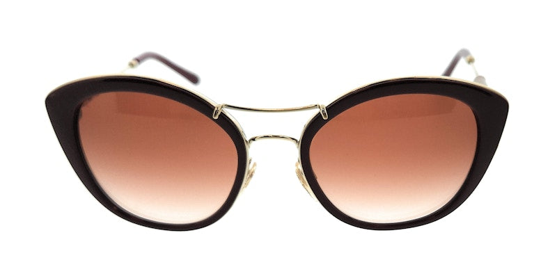 Burberry Round Sunglasses Bordeaux/Brown Gradient (BE4251Q 340313)