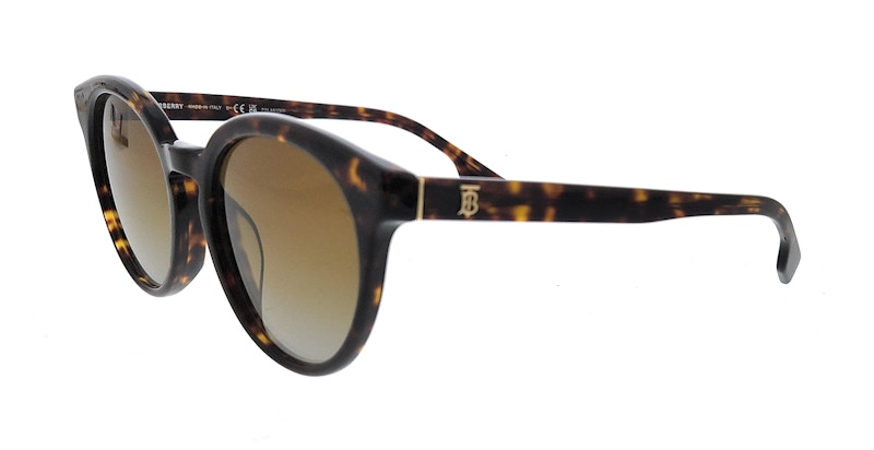 Burberry Round Sunglasses Dark Havana (0BE4326F 3002T5)